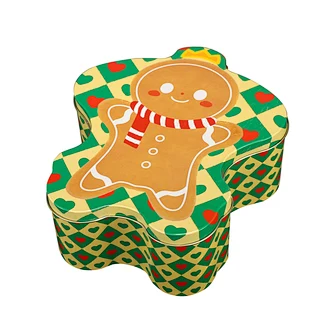 festive metal box